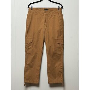 Sanctuary Women's Cargo Pants Brown Straight Leg Utility Pockets Size Medium